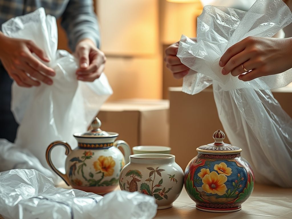 Jak skutecznie pakować ceramikę dekoracyjną do przeprowadzki, by uniknąć uszkodzeń i chaosu